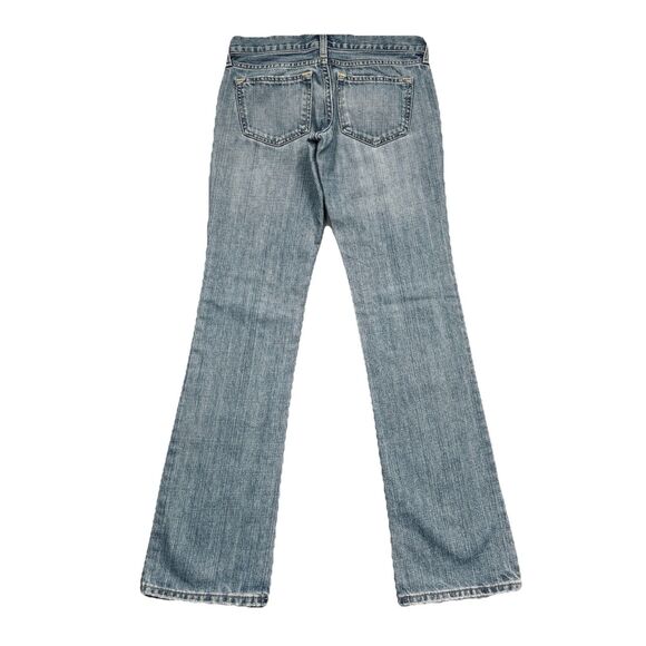 Y2K Old Navy Lowest Rise Bootcut Diva Jeans 0 (28x31) Blue Cotton Denim Womens - Picture 2 of 9